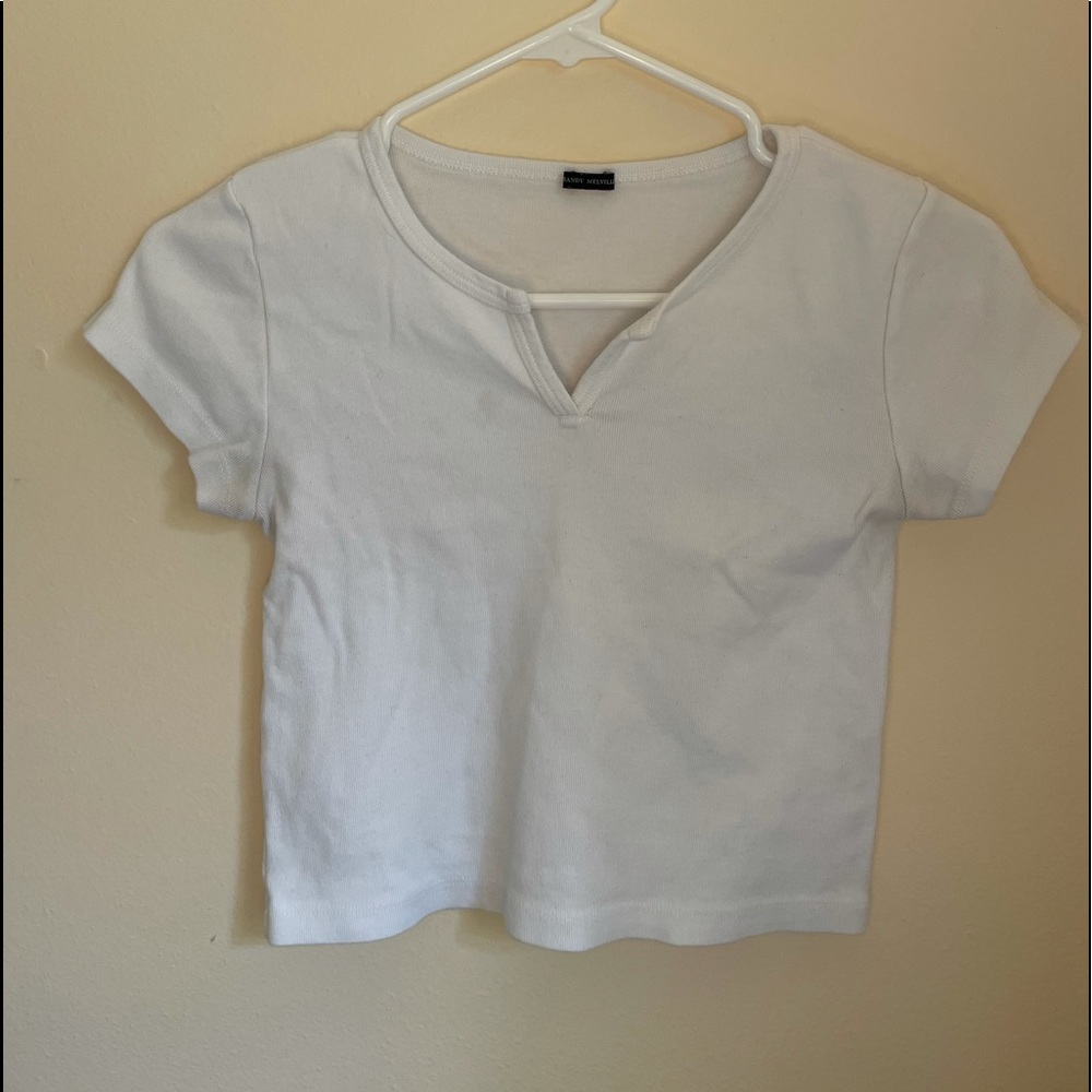 Brandy Melville Ashlyn V Notch Top